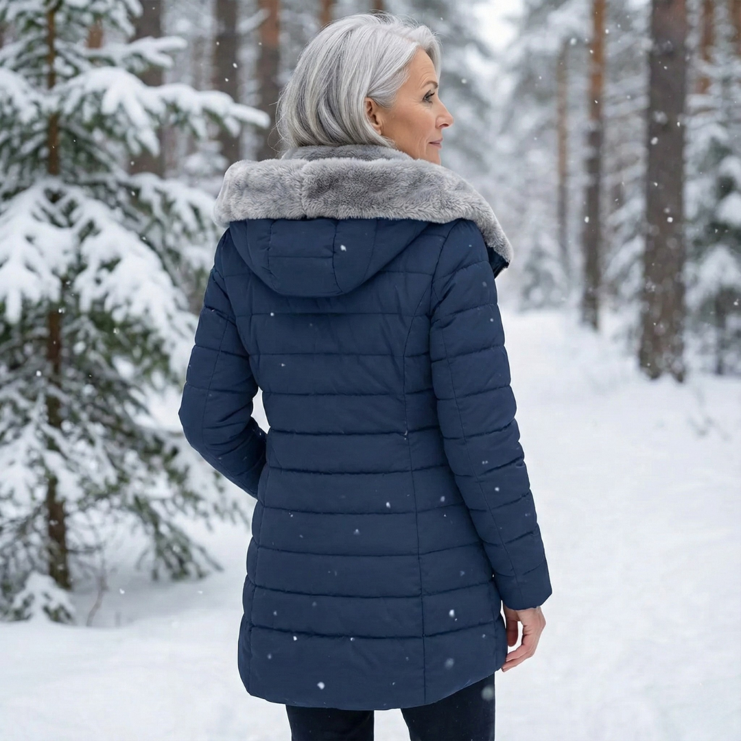Adéla | Zimní bunda s hřejivou kapucí