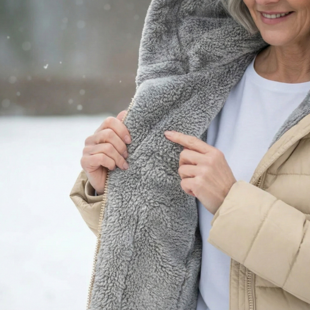 Adéla | Zimní bunda s hřejivou kapucí