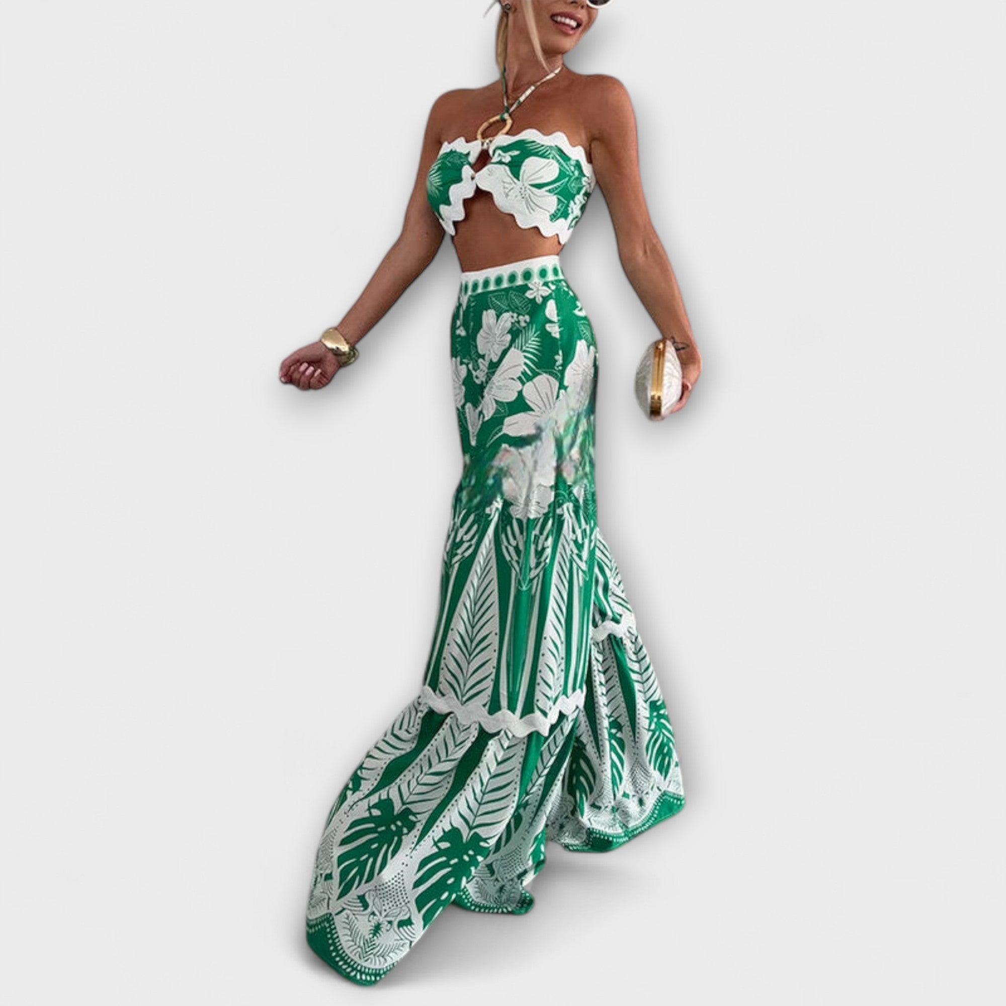 Zella - Sada prstenců s volánkovým lemem Cassie